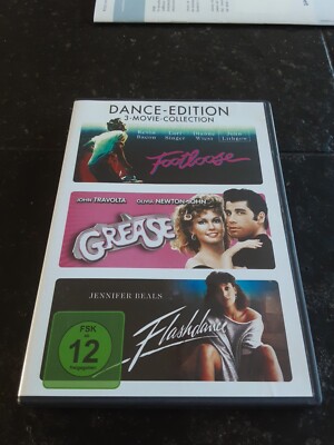 Footloose + Flashdance + Grease - 3-Movie-Dance-Collection # 3-DVD-BOX-NEU