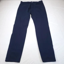Greyson Pants Mens 33x32 Blue Golf Stretch Casual Wolf Members Pack