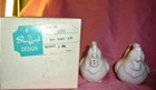 Vintage salt and pepper shakers White Hens Shafford Design New Never used! — photo 6