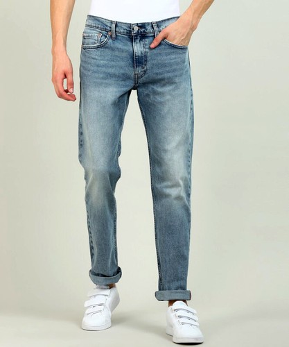 Genuine LEVIS 511 Men Slim Fit Jeans trousers Blue Denim faded W34 W36 W38  L32 | eBay