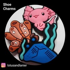 Shoe Charms"Axolotl" Set of 3