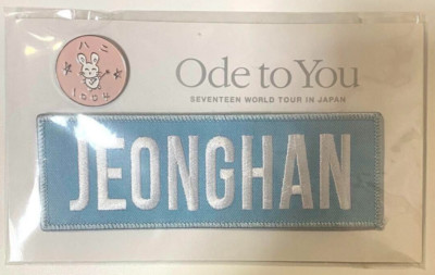 SEVENTEEN セブチ スングァン ワッペン Ode to you SEVENTEEN JEONGHAN WORLD TOUR IN JAPAN Ode to You 2019 patch & Pin
