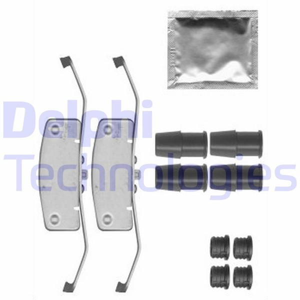 Delphi LX0561 ZubehöRsatz, Scheibenbremsbelag FüR Ford Volvo-image
