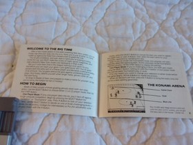 NINTENDO NES BLADES OF STEEL HOCKEY VIDEO GAME BOX MANUAL 1988 KONAMI JAPAN