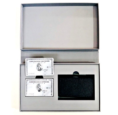 American Express Playing Cards Deck & Case Holder Set Platinum Card Members Gift