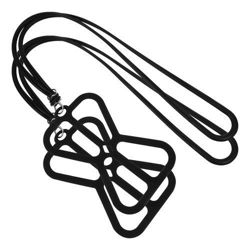 2 Pcs Mobile Phone Straps Convenient Lanyard Lightweight Silicone