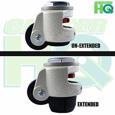 CasterHQ Wheel Master - Retractable Leveling Machine Stem Casters - 4 - View #8