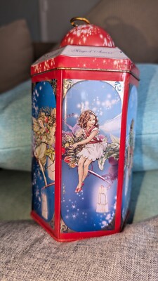 Marie Ange DiCosta Fairy Magie d'Amour Hexagon Lantern Shaped 7'' Tin Container