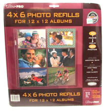 10-Pack Ultra Pro 4x6 Photo Refill Pages for 12x12 Albums New Sealed
