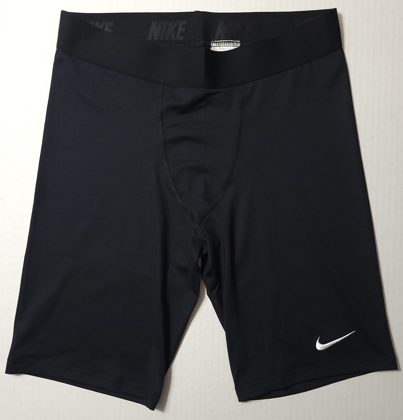 NWT Men's Black Nike Power DriFit Shorts Compression Size Large