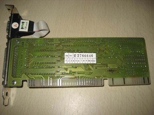 ISA PC/AT Multifunction 2*COM LPT FDC IDE ATA Floppy Hard Drive Controller Card - Bild 2 von 2