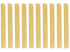 10x Blank Bone Guitar Saddle 85x3.5x10mm Unbleached
