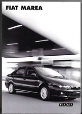 Fiat Marea Saloon Specifications 1998-1999 French Market Foldout Brochure