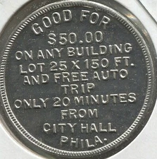 Koch Realty Company Inc. - Good For $50.00*  - Philadelphia, PA - Lot # EC 3318