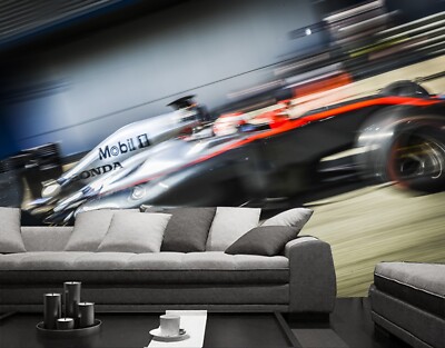 3D Racing Car ZHUA8311 Wallpaper Wall Murals Removable Self-adhesive Ann 24