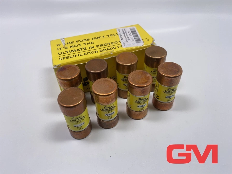 Vpe 8x Cooper X Bussmann Fusibles LPJ-35SP Fuse 600V 35A Low-Peak Eaton - Imagen 3 de 4