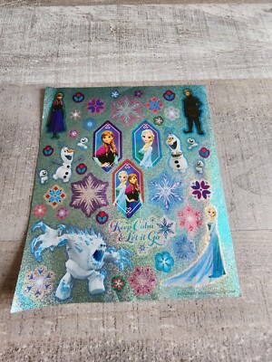 Glitter Stickers - Disney Princess Frozen 2 Ana Elsa Olaf Baby Snow Monster #34