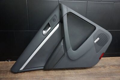 VW Tiguan 5N Türverkleidung Verkleidung Tür hinten links Dynaudio schwarz Leder