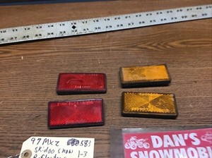 Reflector Reflectors # 414510200, 414510100 Ski-doo 1997 MXZ 583 Snowmobile 1-3