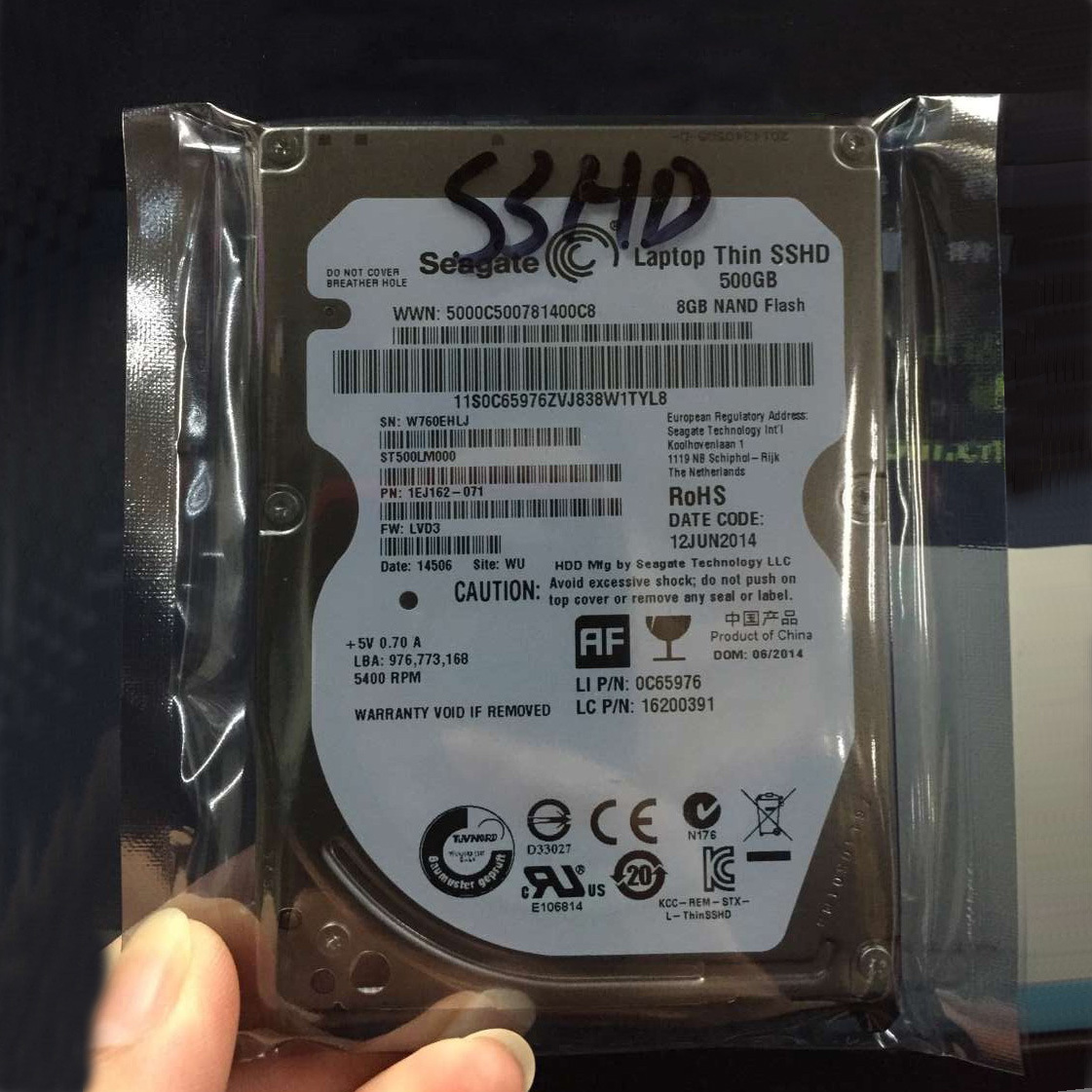 Seagate SSHD 500 GB 2.5