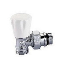 340402 1/2 Valvola manuale per radiatori, attacchi a squadra CALEFFI