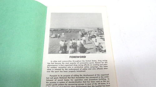 1959 NHRA RULE BOOK, DRAG RULES, NATIONAL HOT ROD ASSOCIATION - Bild 5 von 8