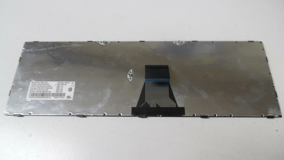 Teclado QWERTY Original Lenovo G50-45 15.6" Negro EE. UU. - T6G1-EE. UU. - Probado Foto 3 de 4