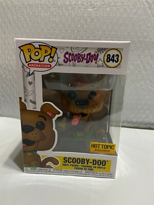 Funko Pop! Scooby-Doo! 843 Hot Topic Exclusive Scooby-Doo, New In Unopened  Box
