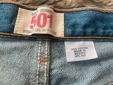 vintage 1990s Jean Levis 501 Homme Made in mexico