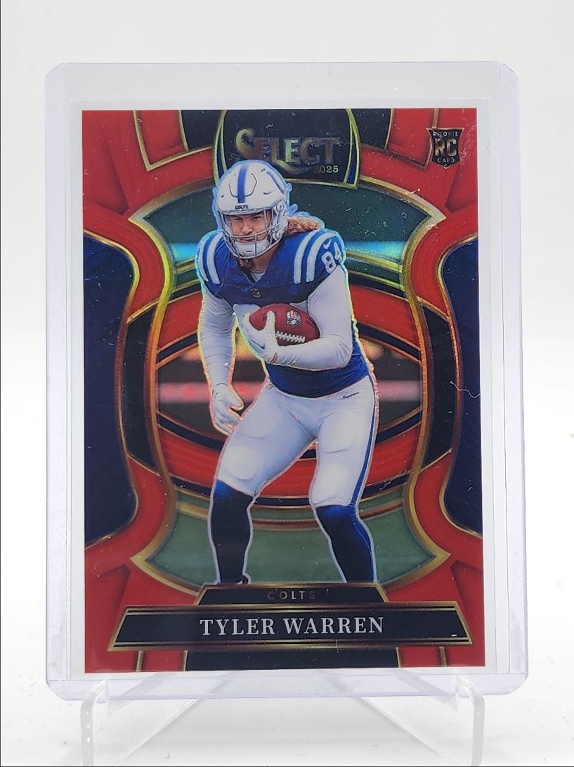 TYLER WARREN 2025 SELECT CONCOURSE ROOKIE RED PRIZM COLTS RC /99 Q4440