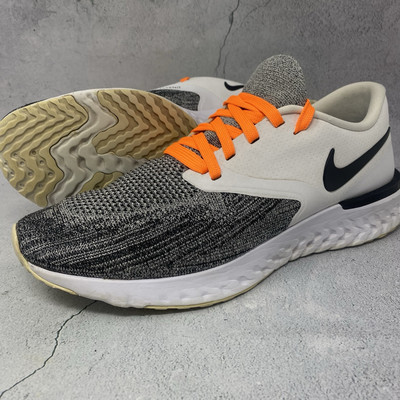 Nike Odyssey React 2 Flyknit Mens Sz 11 M Gray Black Running Shoes Sneakers