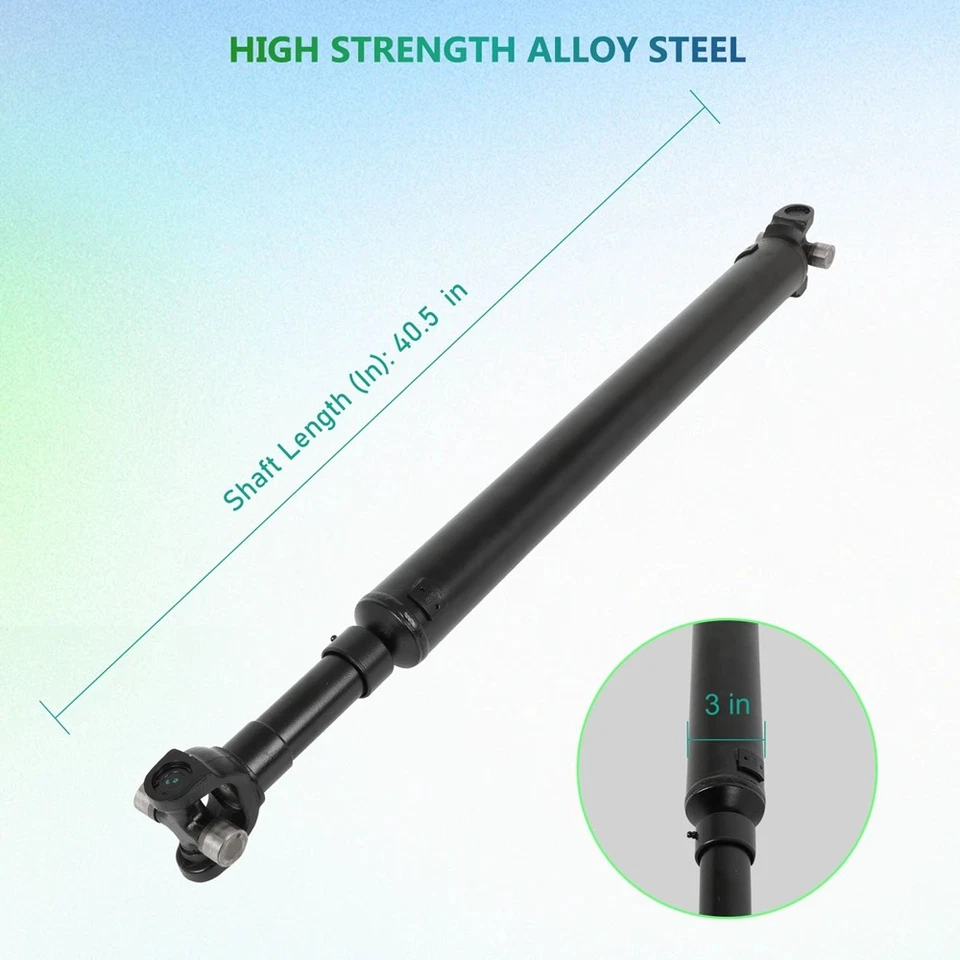 Drive Shaft For 4WD Auto Trans 90-96 Ford Bronco F-150 89-96 F-250 1997 F-250 HD Foto 2 de 4