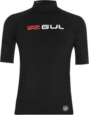 GUL Herren schwarz halbarm UV Schild Ausschlag Weste Oberteil XL neu mit Etikett