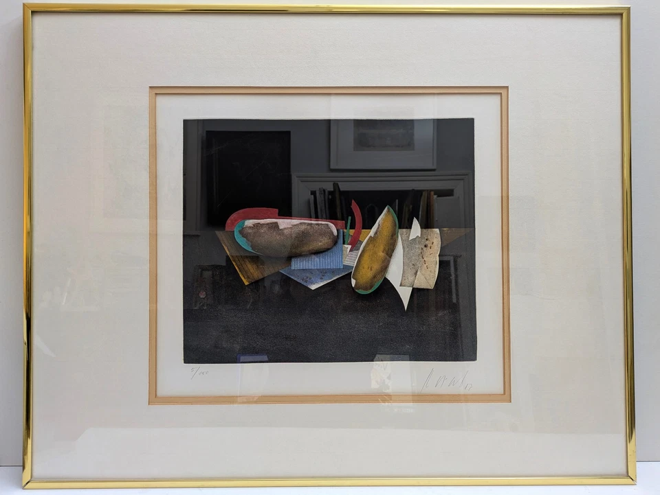 KARL KORAB *1937 Farbradierung SIGNIERT dat. 1987 NUMMERIERT abstrakt STILLLEBEN - Bild 2 von 4