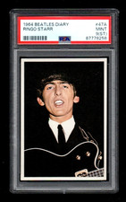 1964 Beatles Diary #47A Ringo Starr George Harrison PSA 9 ST