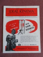 IDEAL KINEMA (August, 1951) scarce UK trade magazine