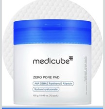 medicube Toner Pads Zero Pore Pad 2.0 Dual-Textured 70 Pads 1 Pack