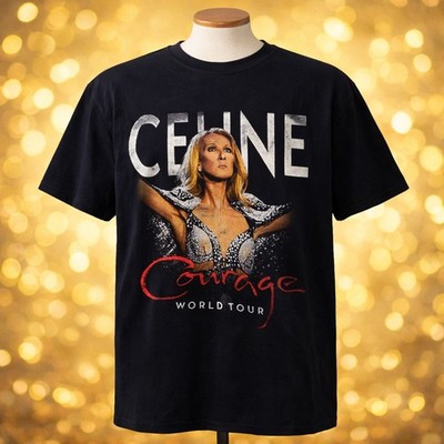 Celine Dion Courage World Tour Graphic Shirt Small S