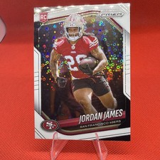 Jordan James 2025 Panini Prizm White Disco Prizm Rookie RC #323