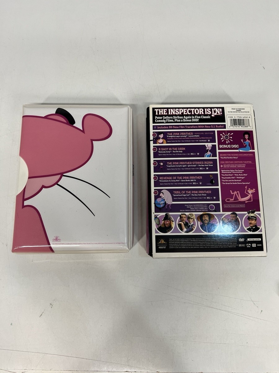 The Pink Panther Classic Cartoon Collection DVD | 5 Disc Box & 5