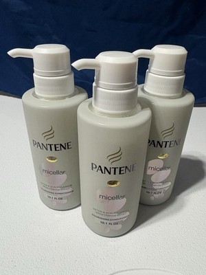 Pantene Pro-V Micellar Detox&Scalp Cleanse, Nourishing Conditioner 10.1oz. (*3)