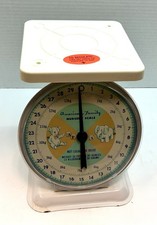 AMERICAN FAMILY 30 LB Nursery Scale Baby Farm Kitchen Mid Century MCM