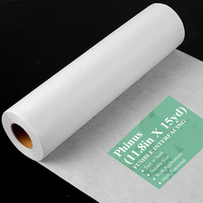 Fusible Interfacing for Sewing, Medium Weight White 11.8In X 15Yd Iron on Interf