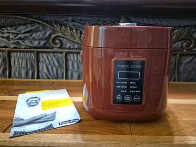 Curtis Stone 2Qt Multi-Cooker  New Burgundy