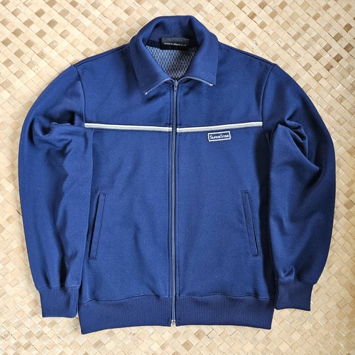 Mizuno, Vtg Mizuno Superstar Track Jacket Mens Medium 94-5 Blue JASPOL 70s 80s Japan