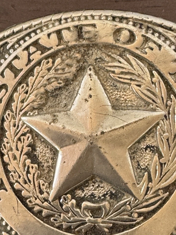 Texas Belt Hebillas Estrella Bandera Cámaras Belt Company EE. UU. (2) Foto 2 de 4