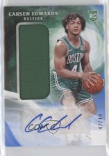 2019-20 Panini Origins Rookie Jersey Auto Blue /49 Carsen Edwards #146 Auto 5yi