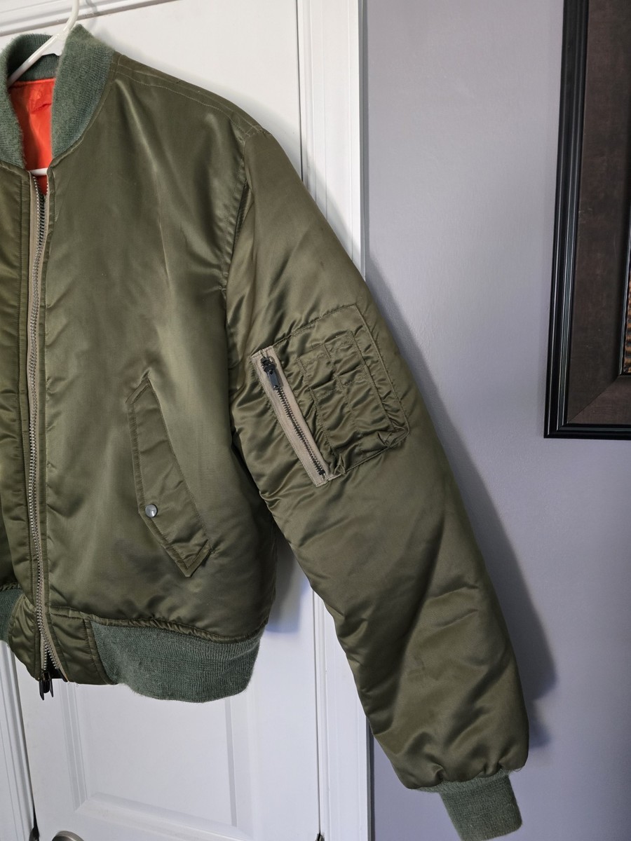 MA-1 Flight Jacket Men's 46 Flyersman MIL-J-82790J USAF Vintage