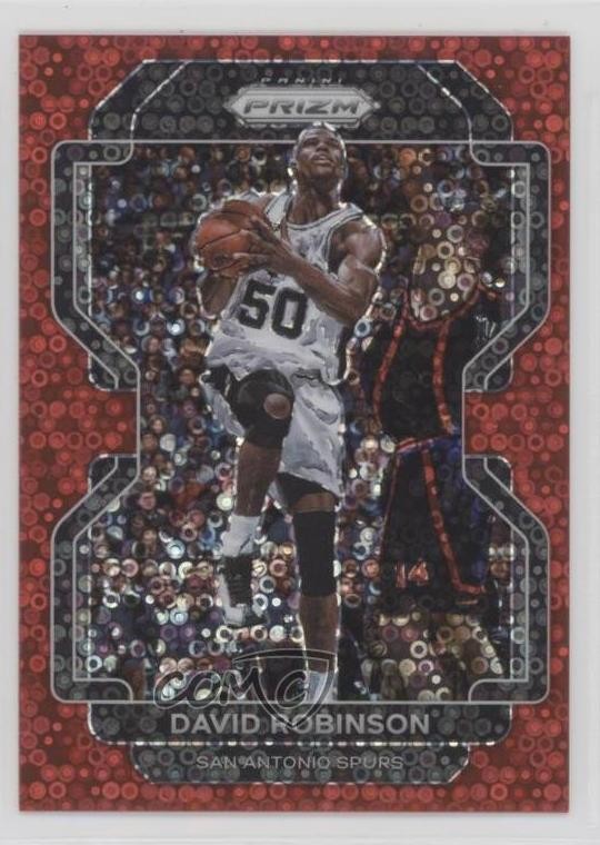 2021-22 Panini Prizm Fast Break Red Prizm 48/100 David Robinson #242 HOF 14t3