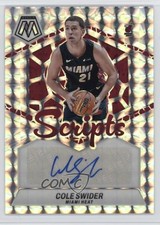 2023-24 Panini Mosaic Scripts Cole Swider #MS-CSH Auto 4g8